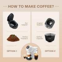 ICafilas-adaptador para máquina Dolce Gusto PICCOLO XS/Genio S  cápsula reutilizable rellenable Cafetera Expreso, café - details 3