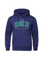 Sudadera con Capucha para Hombre con Estampado de Brooklyn 1898, Jersey de Cuello Redondo, Estampación de New York, Talla Grande, Ropa Masculina a la Moda - details 2
