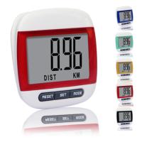 Contador de pasos impermeable para caminar, contador de calorías de movimiento, podómetro Digital multifunción para correr ligero, fácil de llevar - details 0