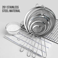 Colador de Harina Walfos de Acero Inoxidable Herramienta de Cocina Ultrafina de 30 Malla para Hornear y Colar en Casa - details 5