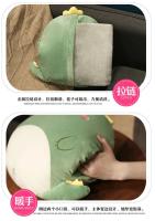 Bolsa calentadora de manos de peluche 3 en 1, manta de almohada de animales de dibujos animados, manta de cojín bonita, almohada de viaje para el hogar, coche, regalo para niños y niñas - details 9