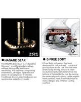 SHIMANO-carretes giratorios de pesca ULTEGRA, 2021-1000, cuerpo libre, 5 + 1BB, arrastre máximo, 3/4/9/11kg, carrete de carne, Ruedas de pesca, 5000 - details 2