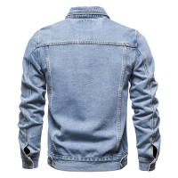 Chaqueta vaquera de algodón para hombre, abrigo informal ajustado, Primavera otoño - details 3