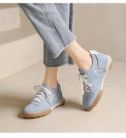 Aumento de altura interior 6 cm ballet zapatos de entrenamiento de las mujeres tamaño pequeño plataforma de cuero casual deportes Forrest Gump zapatos - details 10