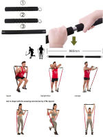Barra de entrenamiento, conjunto de bandas de resistencia para Fitness, Pilates, Yoga, cuerda de tracción, expansor de entrenamiento, equipo de gimnasio para culturismo en casa - details 7