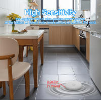 Detector de Fugas Inteligente Sensor de Inundación Inalámbrico Tuya Zigbee con Alarma para Seguridad del Hogar Mejoras del Hogar Inteligentes - details 5