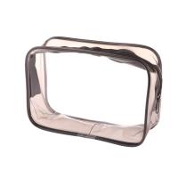 Bolsas de almacenamiento de lavado portátiles para mujer, organizador con cremallera, bolsa de cosméticos, transparente, a la moda, 1 unidad - details 18