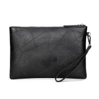 Bolso de mano de cuero PU suave a la moda para hombre, bolso duradero de alta calidad, bolso de mano con diseño de retales informal - details 8