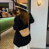 Bolso Cruzado de Cuero Genuino para Mujeres Correa Ajustable Tonos Marrones y Dorados - details 0
