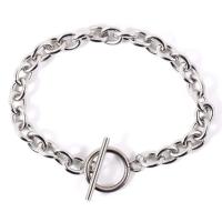 Nuevo collar de cadena gruesa a moda para mujer, collar de cadena de acero inoxidable con cierre de palanca Simple para mujer, regalo de joyería - details 3