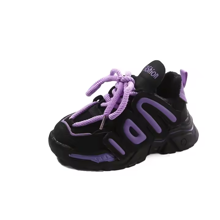 Antideslizante informal para niños niñas, calzado deportivo versátil y elegante con suela suave, estilo coreano, de moda, novedad de invierno, - 1