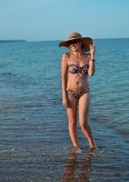 Bañador brasileño Sexy para mujer, conjunto de Bikini con sujetador de realce, traje de baño de dos piezas, ropa de playa de cintura baja, bañador de leopardo - details 37