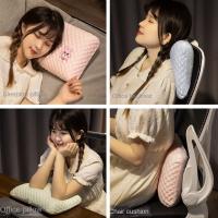 Colchoneta para dormir de verano de Material suave, almohada lavable y transpirable para estudiantes, efecto refrescante, cómoda almohada para siesta por la tarde - details 5
