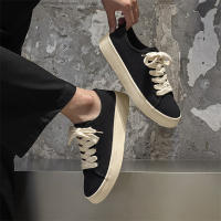 Zapatos de lona para hombre, básicos, versátiles, negros, modernos, casuales, transpirables, delgados, retro, deportivos - details 11
