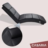 Chaise Longue Tumbona XXL London 186x89x55cm Sillón Ergonómico de Salón Oficina 180Kg Cuero Sintético Blanco - details 24