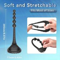 Wireless Remote Control Penis Cock Ring Vibrator Butt Anal Plug Delay Ejaculation Prostate Stimulator Massager Sex Toys Men Gay - details 4