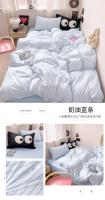Seta de Cama de Talla Grande con Estampado a Rayas en Colores 3/4 Piezas para Adultos Single Double Queen Set 200x230cm - details 21