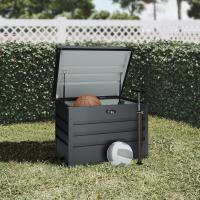 Caja de Almacenamiento Exterior Robusta de 450 L 120x61x62cm Espesor 0,40mm Tapa Abatable - details 11