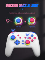 Mando inalámbrico Pro controlador de juego para NSwitch OLED/Lite, Joystick para PC/Steam Deck con 6 ejes - details 2