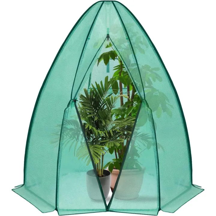 Invernadero, tienda de campaña para invierno, invernadero de jardín, invernadero de plástico, marco frío, invernadero de tomate verde - 1