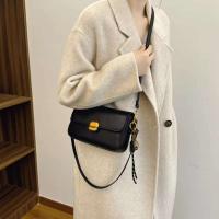 Bolso cuadrado pequeño Horizontal de cuero Pu para mujer, bandolera a la moda, multifuncional, adecuado para uso diario - details 3