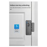 Cerradura inteligente con tarjeta IC para puerta de madera, cerrojo electrónico con Bluetooth, sin taladro, instalación oculta en interiores, aplicación Tuya - details 6