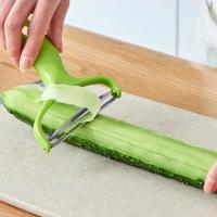 Trituradora de repollo multiusos, pelador de verduras de boca ancha de grado alimenticio, herramientas de cocina prácticas de acero inoxidable para el hogar - details 5