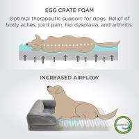 Sofá cama ortopédico lavable para perros grandes, Cama grande de espuma de apoyo para mascotas - details 1