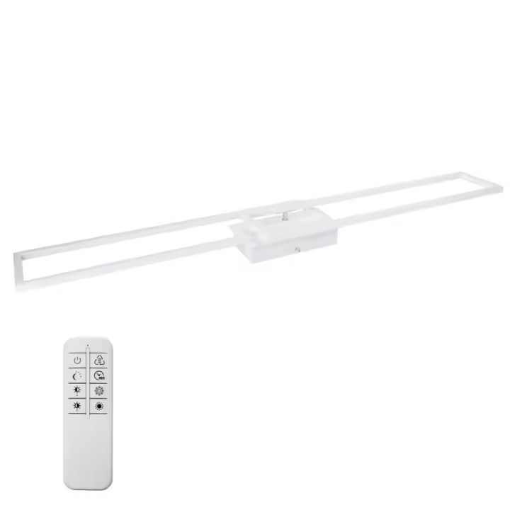 CBJKTX Lámpara de techo para sala de estar, lámpara de techo LED para cocina con control remoto, diseño moderno, 3000K - 6500K, 36W - 1
