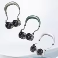 360 ° Ventilador de cuello colgante flexible, súper silencioso, viento fuerte, ventilador portátil con banda para el cuello, ventilador portátil plegable cómodo y seguro - details 10