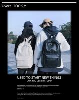 Mochila de Cuero Suave Mochila de Viaje de Ocio para Estudiantes Universitarios, Mochila de Ordenador de Gran Capacidad para Hombres - details 2