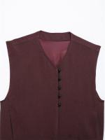 OUWU- Top Corto Sin Mangas Con Cuello Redondo Para Mujer, Ropa De Calle Retro, Traje Informal, Chaleco Y2K - details 3