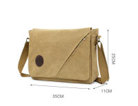Bolsa de lona para hombre con gran capacidad, adecuada para ordenador portátil, candado, escuela, uso diario - details 9