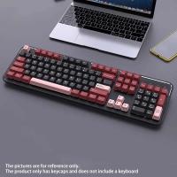 Teclado de tres colores, 126 teclas, PBT Cherry nical, teclado inalámbrico para interruptor MX, teclas F75 G87 - details 1