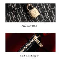 CH elegante bolso de hombro con letras de gran capacidad con cerradura diseño creativo tendencia de moda bolso cruzado para ir al trabajo mochila de lujo de alta gama - details 9