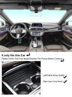 Cargador inalámbrico para coche, adaptador de placa de carga rápida para teléfono celular, modificación Interior, accesorios para automóvil, para B-MW serie 7, 2019-2022 - details 1