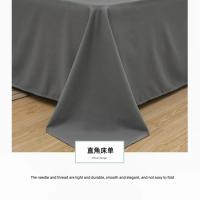 Sábana de Algodón Aloe Puro de Color Sencillo Pieza Única para Cama Doble - details 8