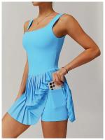 Mono Deportivo Sexy para Mujer Vestido de Yoga de Poliéster Conjunto de Gimnasio - details 16