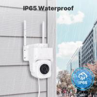 Cámara de seguridad inteligente Tuya WiFi de 3MP compatible con red RJ45 inalámbrica y con cable IP65 seguimiento de movimiento impermeable noche a todo Color - details 15