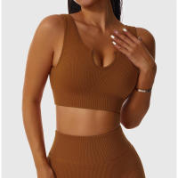Conjunto de Yoga Sin Costuras para Mujeres Ropa Deportiva de Gimnasio de Cintura Alta - details 10