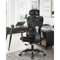 Silla Oficina ergonómica Silla Escritorio hasta 140 ° con Reposapiés Reposacabezas Función Mecedora Silla Giratoria Imitación Cuero, Negro - details 16