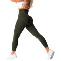 Leggings de gimnasio sin costuras NVGTN Spandex Contour 2.0 para mujeres suaves para entrenamiento fitness pantalones de yoga de cintura alta - details 26
