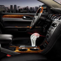 Perilla de cambio de marchas Manual Universal para coche, palanca de cambios moderna Cobra Snake, ojos LED cromados - details 1