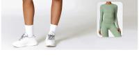 Pantalones cortos deportivos para mujer, mallas para Yoga, pantalones cortos para correr, a prueba de sentadillas, cintura alta, pantalones cortos ajustados para Fitness, pantalones cortos de entrenamiento con realce para ciclismo y gimnasio - details 4