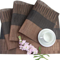 4 piezas de almohadillas tejidas a rayas, posavasos para paleta, tapete de mesa Napperon - details 3