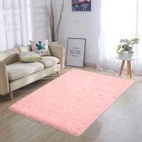 Alfombra de felpa esponjosa para decoración de sala de estar, alfombras modernas gruesas para dormitorio, antideslizantes, suaves y sólidas, 60x90cm - details 2