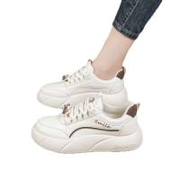 Zapatos deportivos de suela blanda de otoño para mujer, color blanco, con sensación de caca, estilo occidental, talla grande - details 0