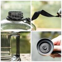 Botella de agua de gran capacidad de 2L, botella de bebida para entrenamiento deportivo, botella agitadora con asa, botella de galón para gimnasio al aire libre - details 15