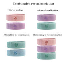 Bandas elásticas de resistencia a la cadera para glúteos y muslos, bandas elásticas para entrenamiento, círculo de sentadillas, tiras elásticas para Fitness, bucles, equipo de gimnasio y Yoga - details 4