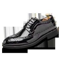 2025 Nuevo producto Tendencia de moda creativa Zapatos de vestir de fiesta de boda de oficina de cuero de lujo para hombres Oxford - details 10